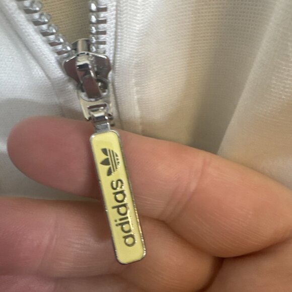 Adidas Originals White Track Jacket Trefoil XL 3-Stripes Retro 2016 CD7762 - Picture 7 of 11